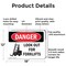Signmission Look Out For Forklifts, 18 in W x Rectangle, Aluminum OS-2PACK-DS-A-1218-L-1440 - alternate 8